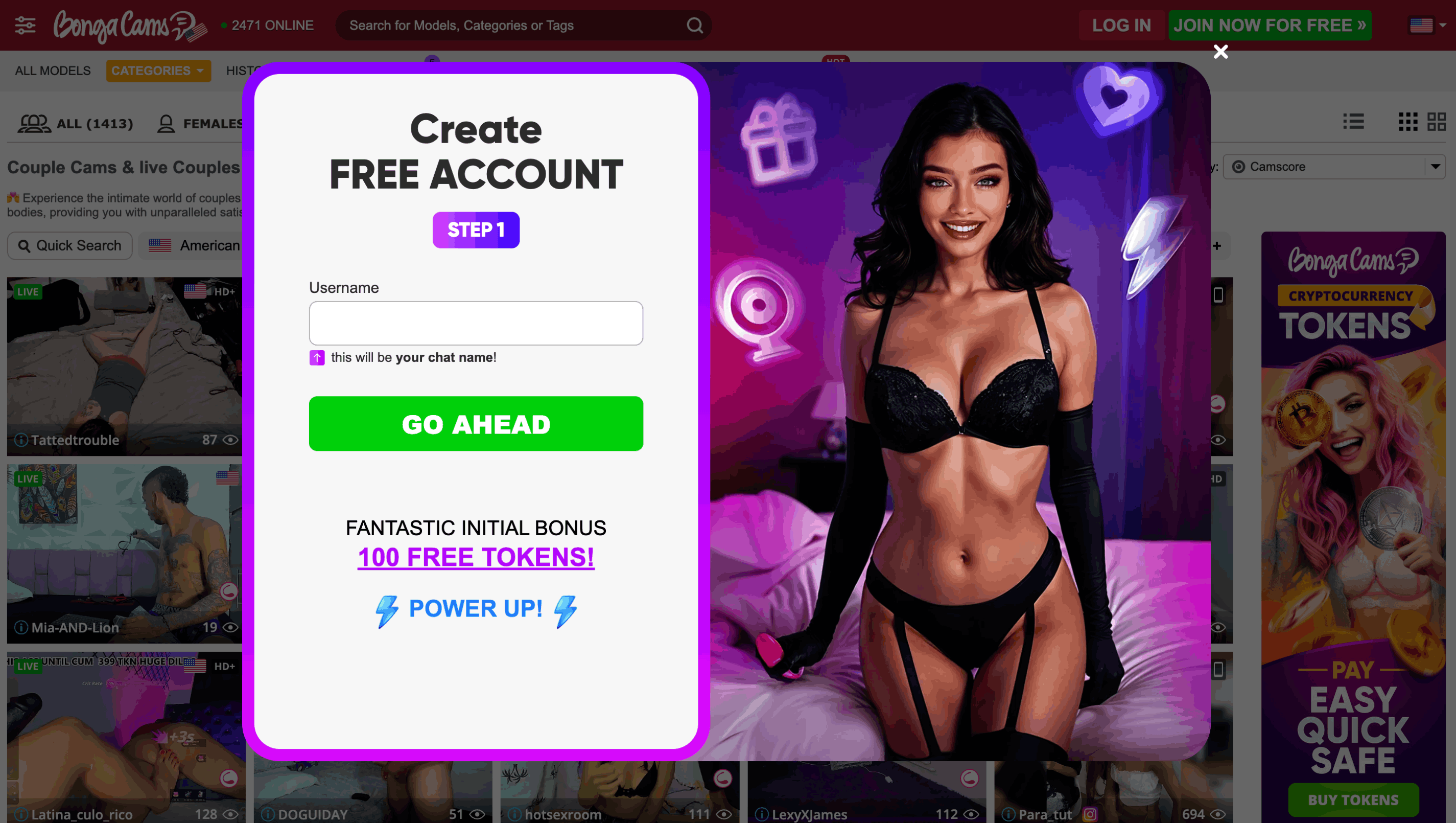 Bongacams live